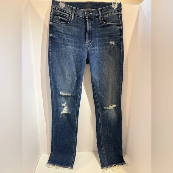 MOTHER Mid-Rise Dazzler Ankle Frey Jeans in Weekend size 27 - Picture 1 of 8